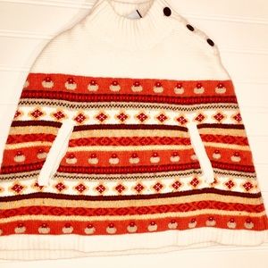 JANIE & JACK SWEATER PONCO